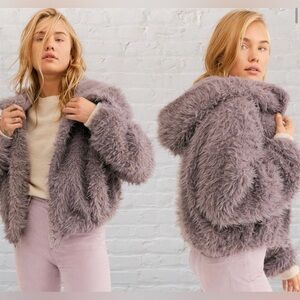 Free People One Zuri faux fur jacket
